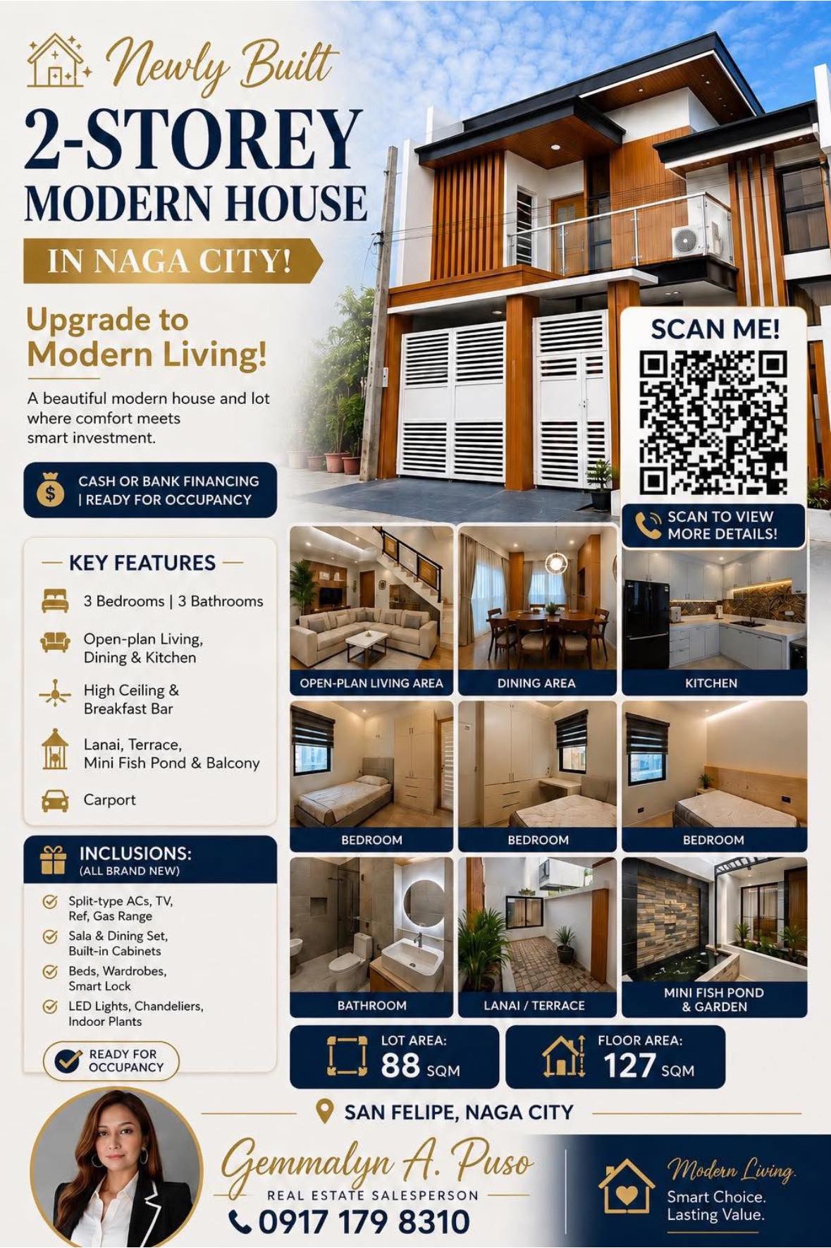 Newly Built Modern House and Lot For Sale! in Bicol — real estate listing image 1